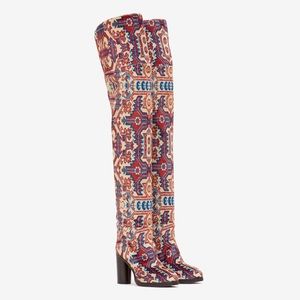 NWT Isabel Marant A/W 22’ Runway Tapestry Boots